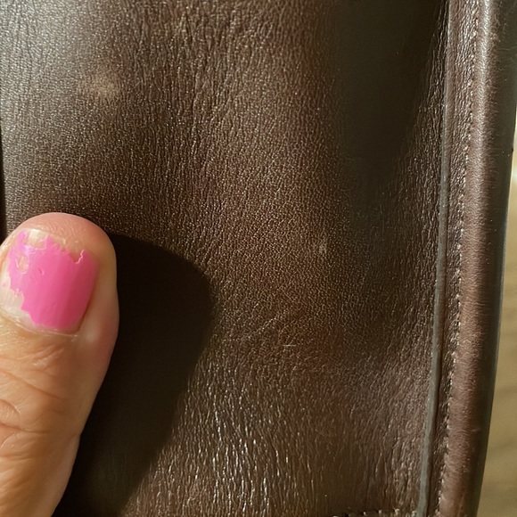 VINTAGE COACH BROWN LEATHER PURSE H8C-9061 BOLSO MESSENGER BAG HOMBRO - Picture 11 of 11